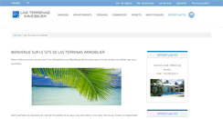 Desktop Screenshot of lasterrenasimmobilier.com